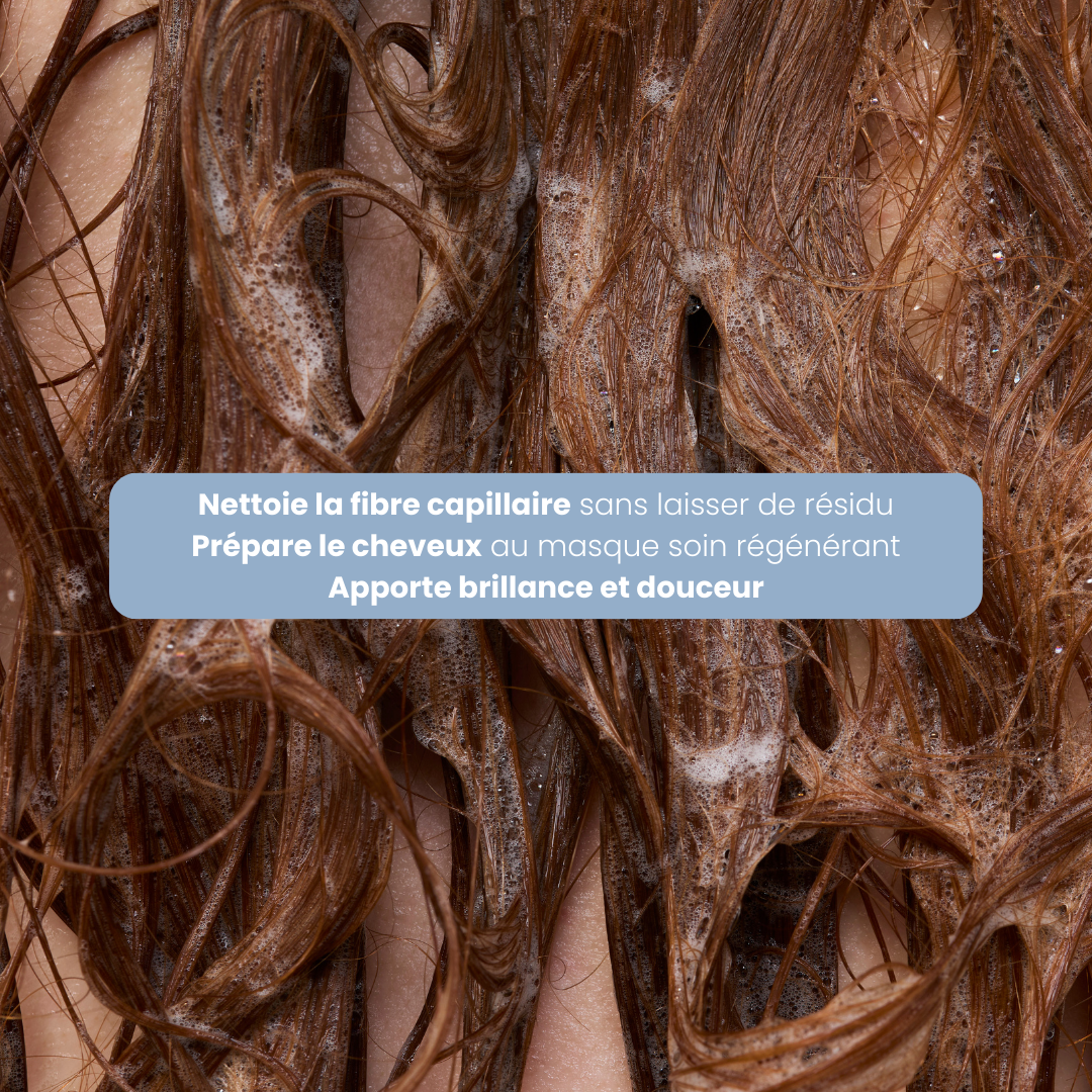 Shampoing doux hydratant et régénérant