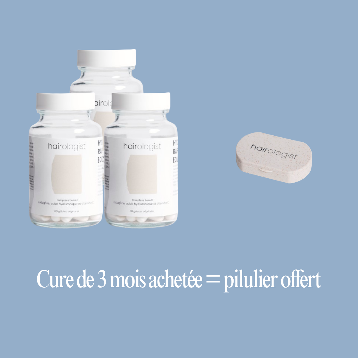 PRECOMMANDE - Complexe beauté : collagène marin, acide hyaluronique et vitamine C